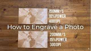 How to laser engrave a photo with a CO2 Laser Engraver  DIY Project Walkthrough  OMTech [upl. by Ardeahp]