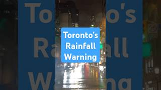 Torontos Rainfall Warning What You Need to Know staysafe weatherupdate durhamregion canada [upl. by Gaby552]