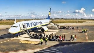 Ryanair Take off Treviso amp Landing in Cagliari Sardinia [upl. by Llenet]