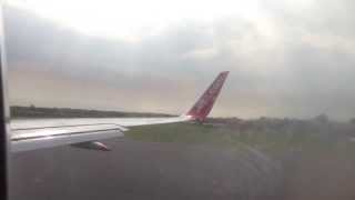 Jet2 757200W flight from Newcastle airport to Dalaman Turkey LS561 Take off [upl. by Anyrak258]