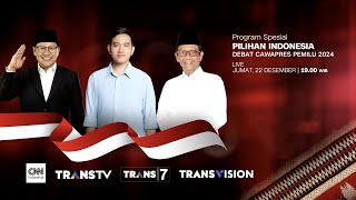 LIVE  DEBAT CAWAPRES PEMILU 2024 [upl. by Durarte]