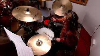 Turtle 106 performs In The Midnight Hour  Wilson Pickett Rockschool Grade 1 drum cover [upl. by Shulem]