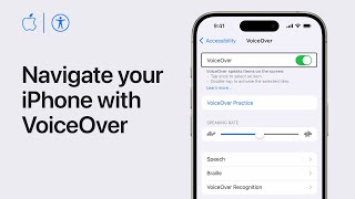 How to Navigate your iPhone or iPad with VoiceOver  Apple Support [upl. by Dduj]