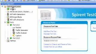 Spirent TestCenter Application Starting and Connecting [upl. by Selfridge]