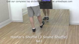 Hoofers Shuffle Tap Dance Move Shown by Rod Howell [upl. by Earized428]