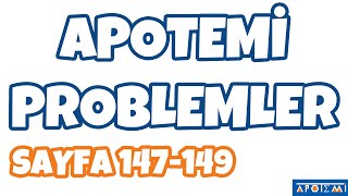 Apotemi Problemler Sayfa 147149 Çözümleri  APOTEMİ YAYINLARI [upl. by Frantz528]