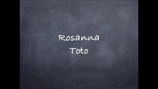 RosannaToto Lyrics [upl. by Krusche]