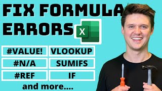 How To Fix Common Excel Formula Errors [upl. by Susanna349]