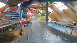 super waterslide at Therme bucuresti [upl. by Dressel]