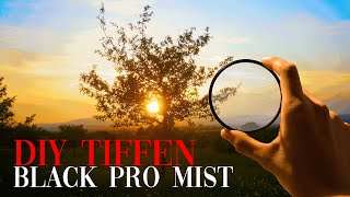 DIY Tiffen Black Pro Mist Filter same as original [upl. by Sairacaz]