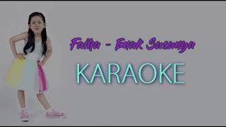 Enak Susunya  Faiha  KARAOKE [upl. by Benedict]