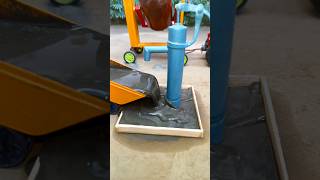 Mini hand pump water concrete mixer tractor rural project [upl. by Ennahtebazile]