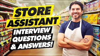 STORE ASSISTANT Interview Questions amp Answers [upl. by Logan]