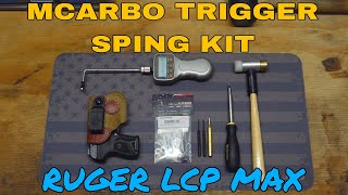 MCARBO Trigger Spring Kit for the Ruger LCP Max [upl. by Naylor]