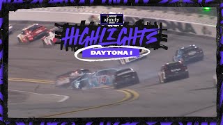 Fourcar accident takes out big names early in Xfinity race at Daytona [upl. by Leese]