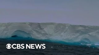 Worlds largest iceberg on the move after dislodging from ocean floor [upl. by Tonjes]