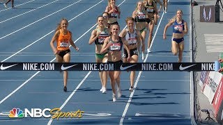 Shelby Houlihan continues to dominate womens 1500m at USATF Outfoor Championships  NBC Sports [upl. by Crispen]