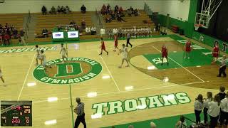 Dwight HS vs Momence High School Boys Varsity Basketball [upl. by Durarte]