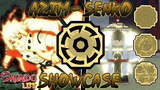 Shindo Life AzimSenko Showcase [upl. by Arlena]