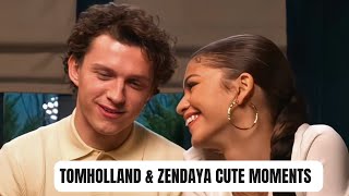 Tom Holland amp Zendaya  Cute Moments [upl. by Eceinhoj]