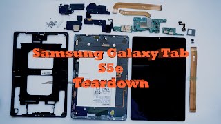 Samsung Galaxy Tab S5e 105quot SMT720 Disassembly Teardown Guide Screen Replacement [upl. by Nohtan]