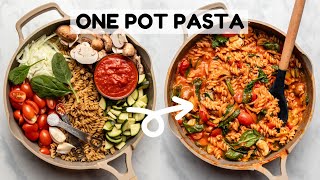 One Pot Pasta Recipe  EASY  Cozy [upl. by Maudie68]