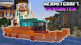 Hermitcraft 10 FLYING Sailing Driving  Episode 7 [upl. by Sutniuq]