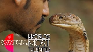 Scary Snake Kisser  Worlds Most Talented UK [upl. by Calvin]