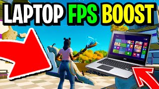 How To BOOST FPS on Fortnite Laptop 🔧Best Settings for MAX FPS amp Less Input Delay [upl. by Neddie]