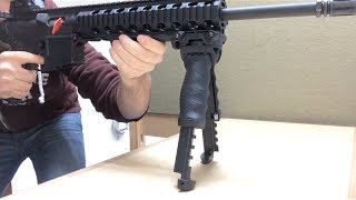 FAB Defense Roating TPod G2 Forward Grip  Bipod Review [upl. by Noby]