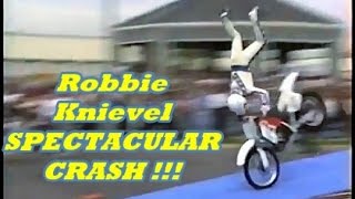 Robbie Knievel SPECTACULAR CRASH [upl. by Gebhardt416]