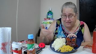 Meatloaf mashed potatoes and corn eating show mukbang eatingfood eatinngshow foodie [upl. by Niras]