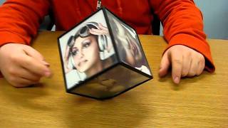 5 Star Deal  Product ReviewDemonstration  Magical Rotating Photo Cube [upl. by Johannah653]