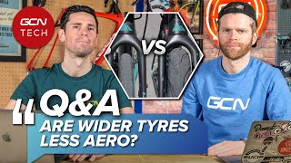 Wider Tyres Dry Weather Lube amp Noisy Free Hubs  GCN Tech Clinic [upl. by Esiled]