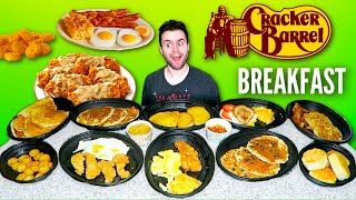 Trying Cracker Barrels BREAKFAST Full Menu [upl. by Ainala]