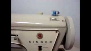 Overview of Singer Sewing Machine Model 237 [upl. by Anoirb926]