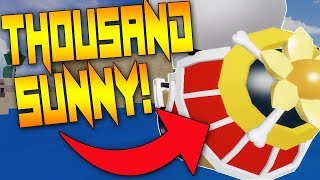 HOW TO GET THOUSAND SUNNY  FLOWER SHIP  BLOX PIECE UPDATE 8  ROBLOX [upl. by Kancler]