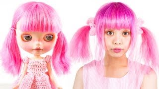 Blythe Doll Makeup Tutorial [upl. by Nomae354]