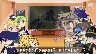 Jojos react to Caesar’s death ft DIO [upl. by Everett]