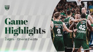 Žalgiris  Crvena Zvezda  Game Highlights  20241030 [upl. by Kynan]