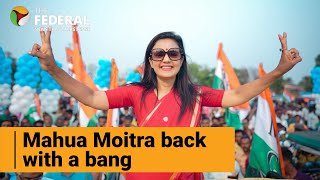 Expelled Mahua Moitras dramatic journey back into the Lok Sabha  The Federal [upl. by Isbella781]