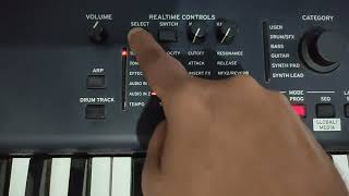 KORG KROSS 2 PART  1  REAL TIME CONTROLS  BY RAJA SINHA [upl. by Pincince]