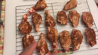 Smoked Chicken Wings On The Traeger [upl. by Solhcin]