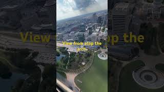 View from atop the arch in St Louis stlouis view missouri [upl. by Goren355]