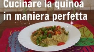 COME CUCINARE LA QUINOA IN MANIERA PERFETTA Facilissimo [upl. by Nellda]