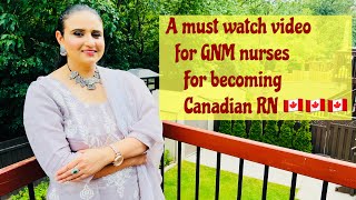 How a GNM candidate can become a registered nurse in Canada 🇨🇦 registerednurse canada [upl. by Elleron]