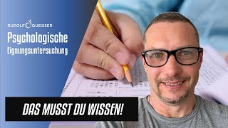 Psychologische Eignungstests  Das musst du wissen [upl. by Ykciv295]