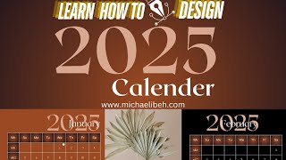 Create a stunning 2025 custom calendar with Canva LearnIT with Michael [upl. by Toni674]