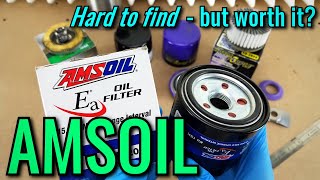 AMSOIL Oil Filter Cut Open  vs Mobil1Royal Purple [upl. by Orravan]