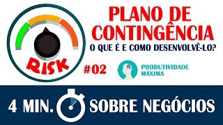 O que é Plano de Contingência  4 minutos Sobre Negócios EP 02 [upl. by Beera]